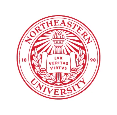 Logo of Northeastern University demonstrating our partnership with them.
